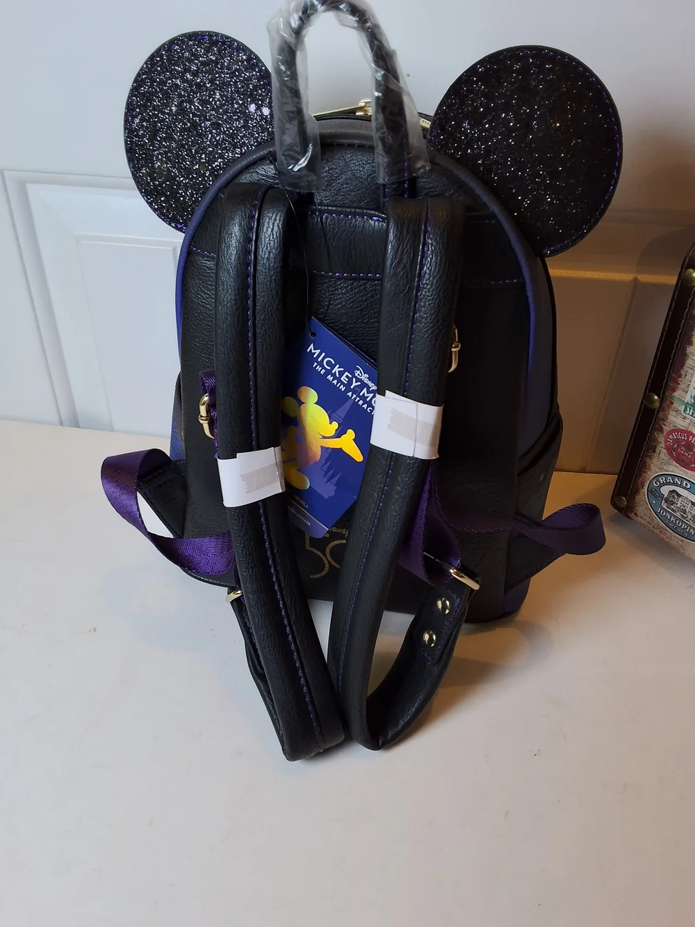 Loungefly Disney Parks Fireworks  Mini Backpack Castle- Rare 50th